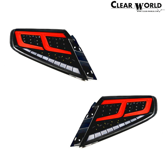 ClearWorld LEDテールランプ 流れるウインカー [WRX S4 VBH 2021/11～] LEDテールランプ シーケンシャル クリアレンズ/レッドバー クリアワールド CTF-12C｜web-carshop カーピットアイドル