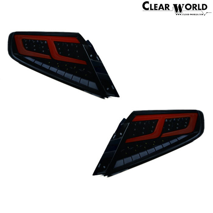 ClearWorld LEDテールランプ 流れるウインカー [WRX S4 VBH 2021/11～] LEDテールランプ シーケンシャル スモークレンズ/レッドバー クリアワールド CTF-12S