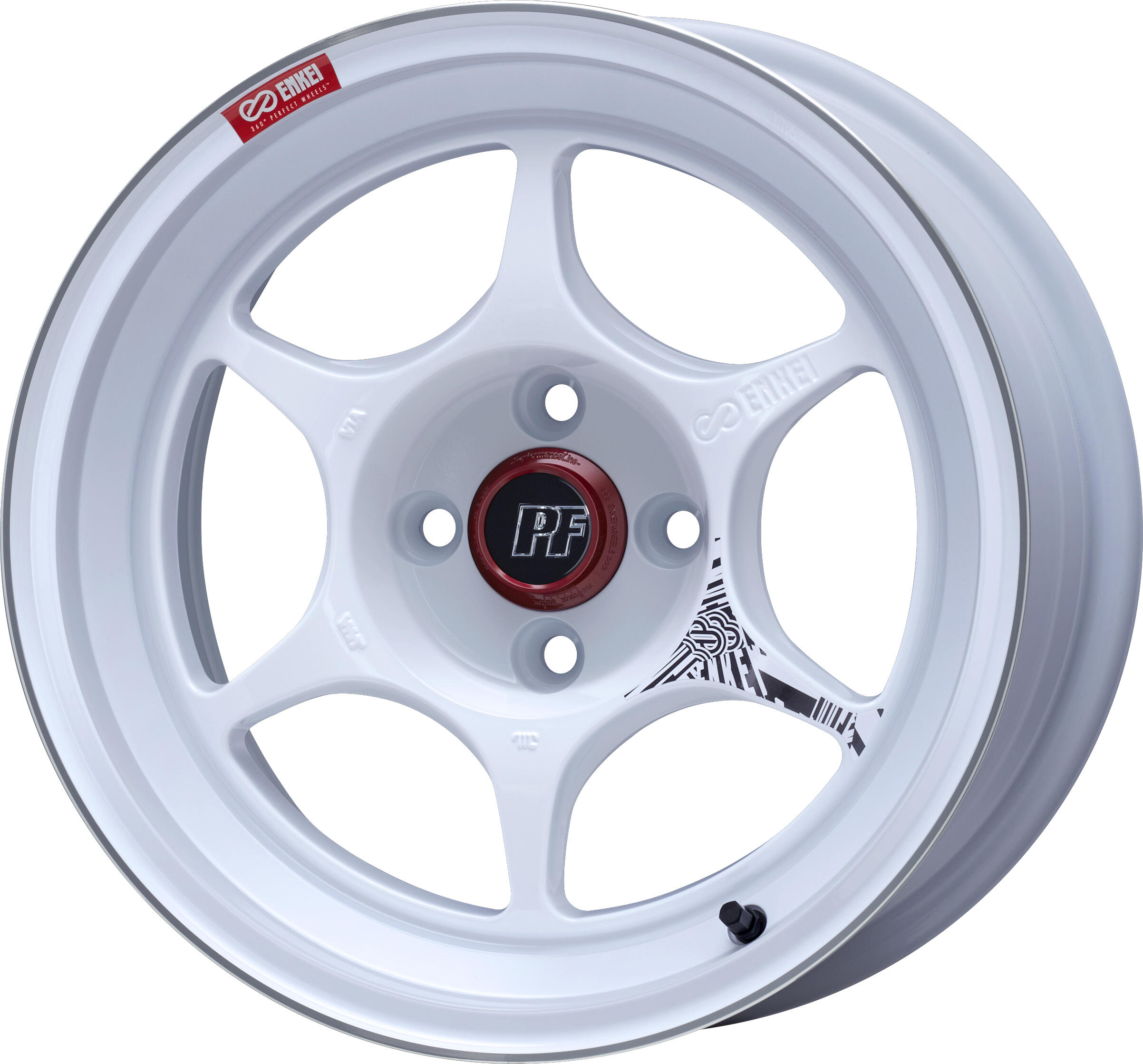 ENKEI PF06 [4本] 送料無料 16X8.5J+28 4 100 マシニングホワイト｜web-carshop カーピットアイドル