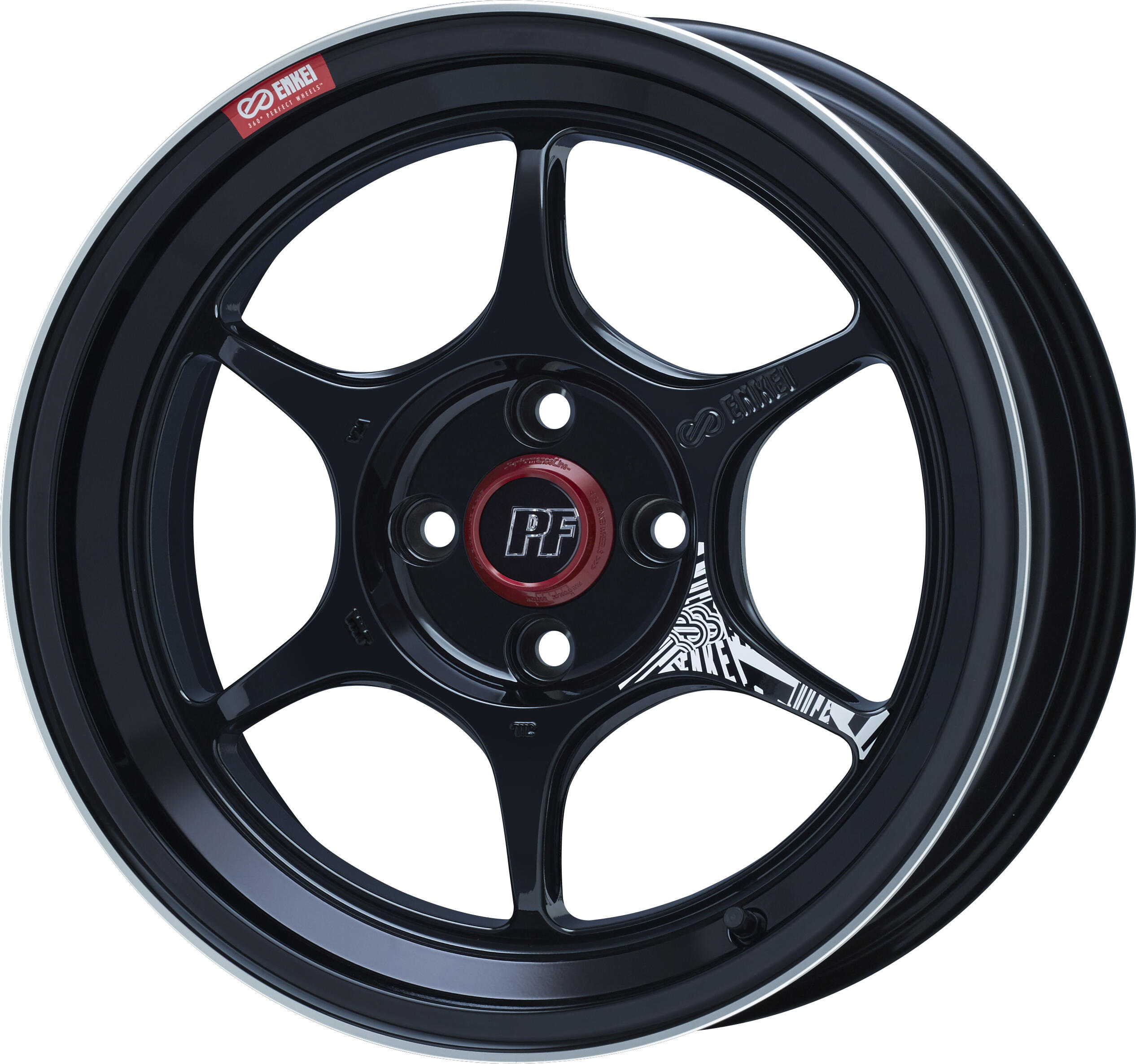 ENKEI PF06 [4本] 送料無料 16X8.5J+35 5 114.3 マシニングブラック｜web-carshop カーピットアイドル