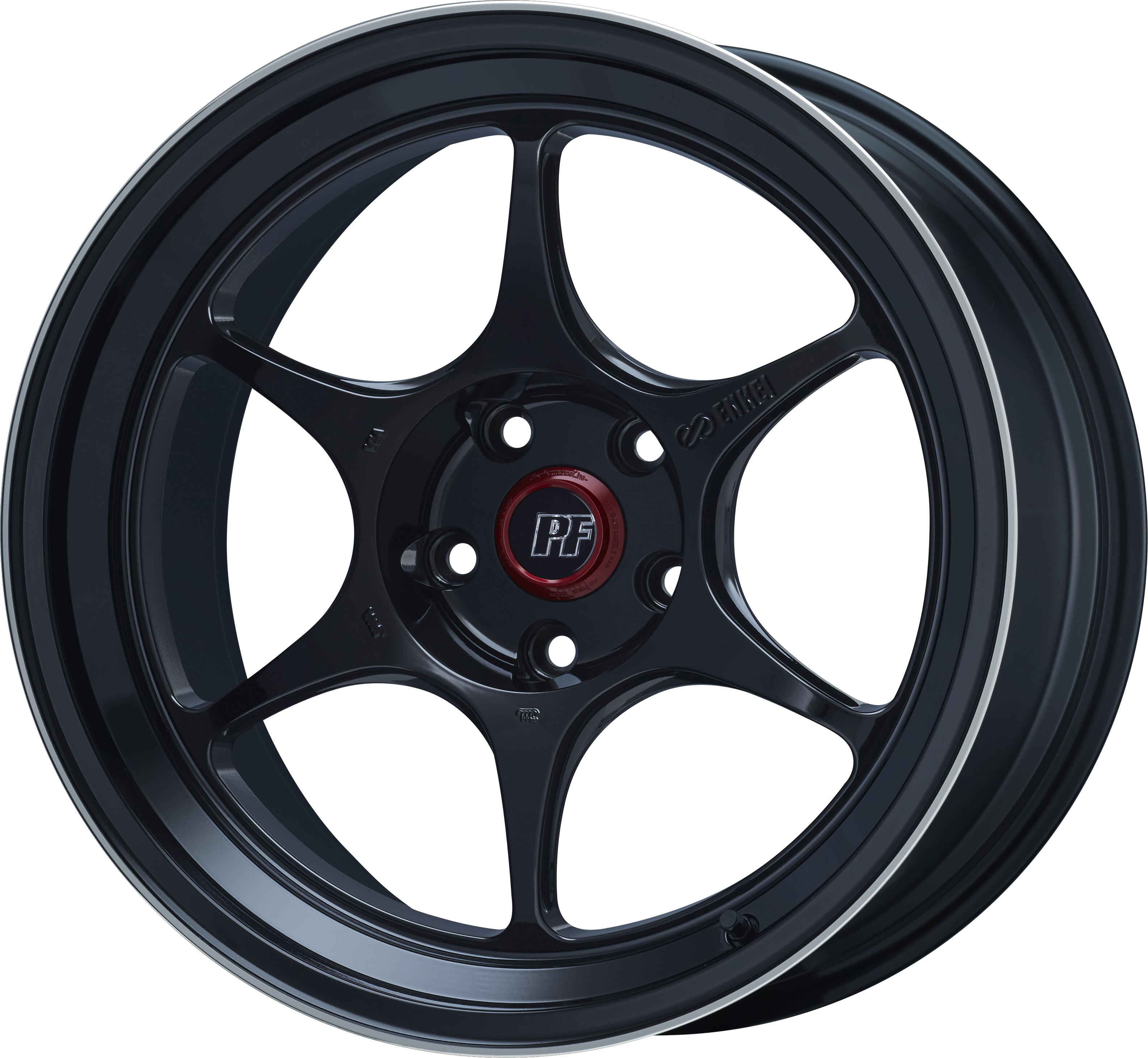 ENKEI PF06 [4本] 送料無料 18X7.5J+48 5 114.3 マシニングブラック