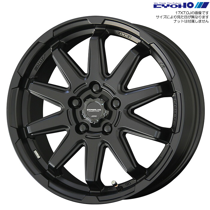 KYOHO サーキュラー C10S 4本 [16&times;6.5J+38 5H 114.3 φ73] CIRCLAR C10S マットブラック C1S66538RB｜web-carshop カーピットアイドル