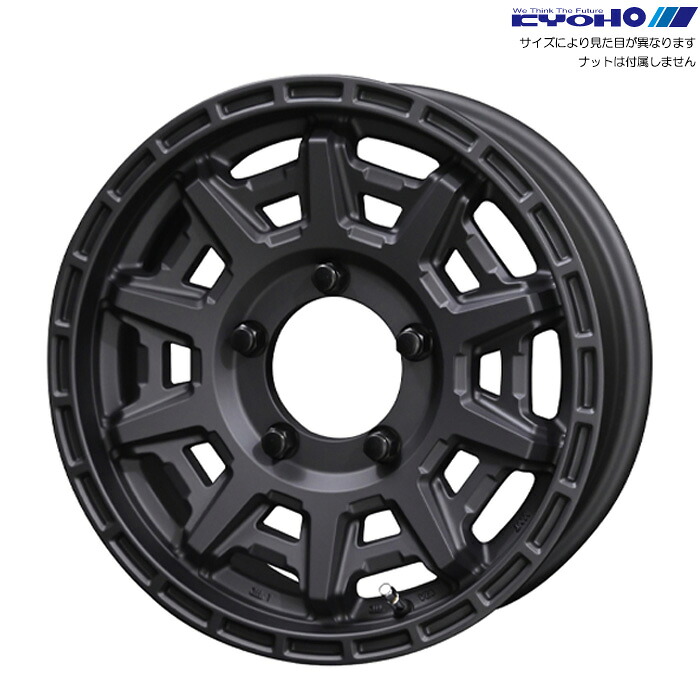 KYOHO PPX D10X マットダークガンメタリック 4本 [16×5.5J+22 5H 139.7 φ108.3] PPX D10X マットダークガンメタリック PD165522TM
