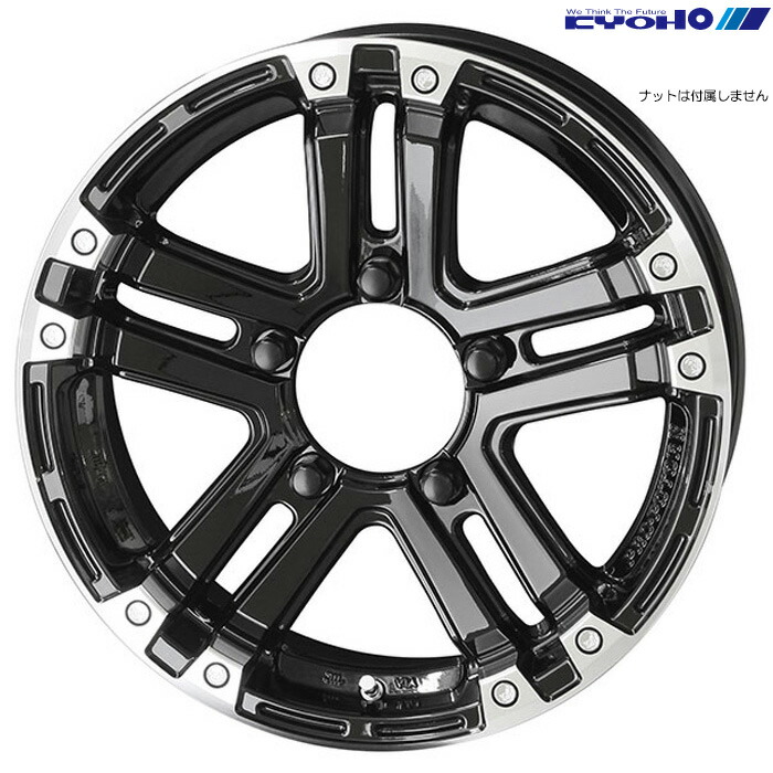 KYOHO PPX SJ-X5 4本 [16×5.5J+22 5H 139.7 φ108] PPX SJ-X5 グロスブラック/エンドポリッシュ PXJ65522TBP