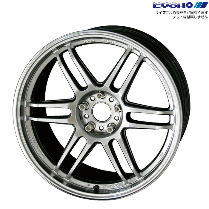 KYOHO トレーサー TM02 1本 [18&times;10.5J+15 5H 114.3 φ73.1] TRACER TM02 ハイパーシルバー TM281115RS｜web-carshop カーピットアイドル