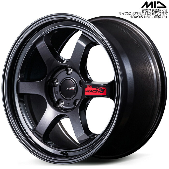 楽天市場】マルカサービス MID RACING R06 18x9