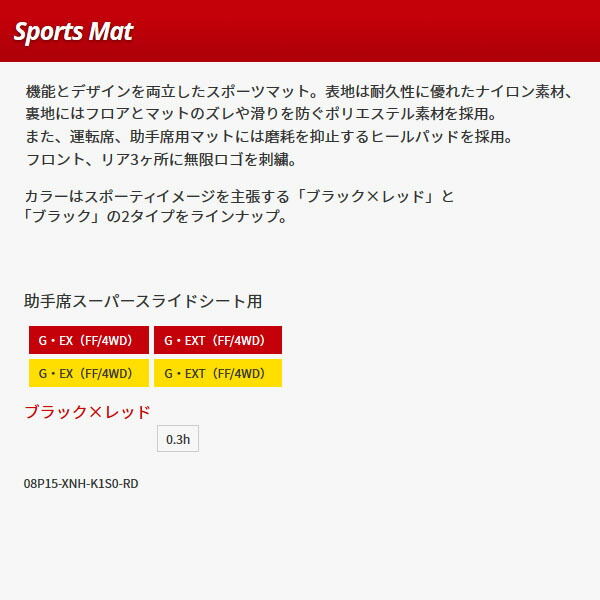 無限 スポーツマット スライドシート用 ブラック レッド N Boxカスタム Jf3 ビルシュタイン Jf4 助手席スーパースライドシート車 H29 Rs R ショック 9 Mugen 新品 Web Carshop 無限 品番 08p15 h K1s0 Rd 無限 スポーツマット スライドシート用 ブラック レッド N Boxカスタム Jf3 ビルシュタイン Jf4 助手席スーパースライドシート車 H29 Rs R ショック 9 Mugen 新品 Web Carshop 無限 品番 08p15 h K1s0 Rd