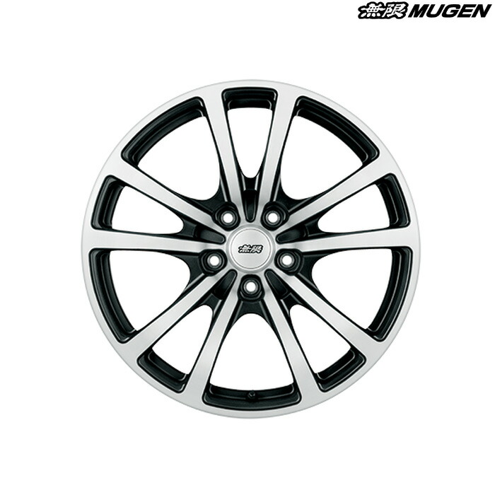 無限 アルミホイール FS10 フラットブラックミラーフェイス 1本 [シビック FL1 FL4] mugen 42700-XNR-885U-50｜web-carshop カーピットアイドル