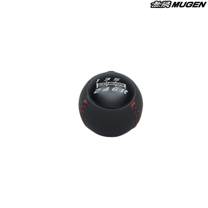 無限 シフトノブ レザー ブラック [汎用 6MT車] mugen 54102-XMEB-K0S0-BK｜web-carshop カーピットアイドル