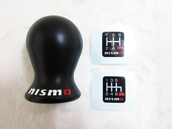 ニスモ シフトノブ [ジュラコン(R)製 5MT/6MT用　ブラック] nismoパーツ 【web-carshop】
