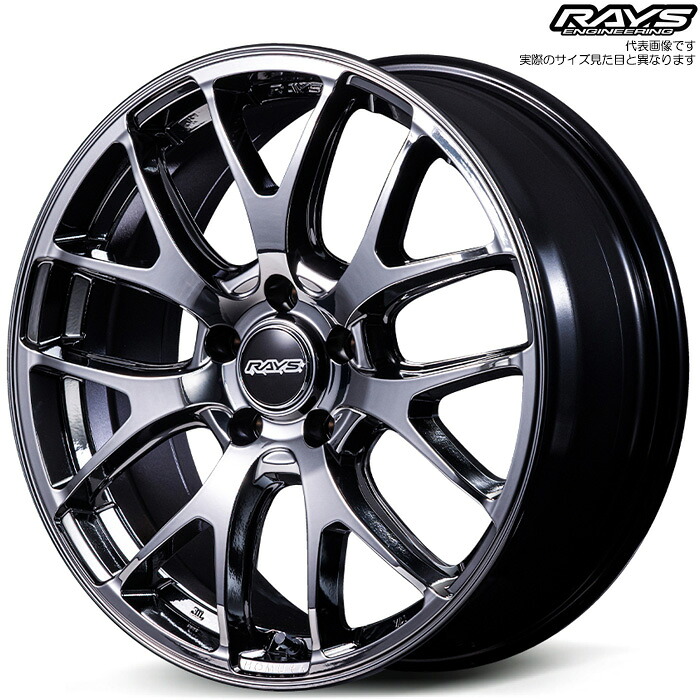 レイズ 2x7FA-C (SNJ) 4本 [18&times;7.5J+45 5H 114.3 φ73.1] RAYS HOMURA レイズブラックメタルコート｜web-carshop カーピットアイドル