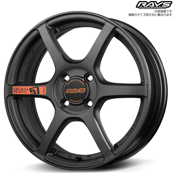 レイズ 57C6 SPEC D (AZZ) 4本 [17×7.0J+45 4H 100 φ65] RAYS gram LIGHTS マットスーパーダークガンメタ