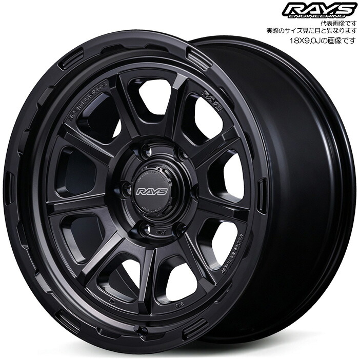 レイズ 57GR-X HD (SB) 1本 [17×8.5J+0 6H 139.7 φ106.1] RAYS gram LIGHTS セミグロスブラック