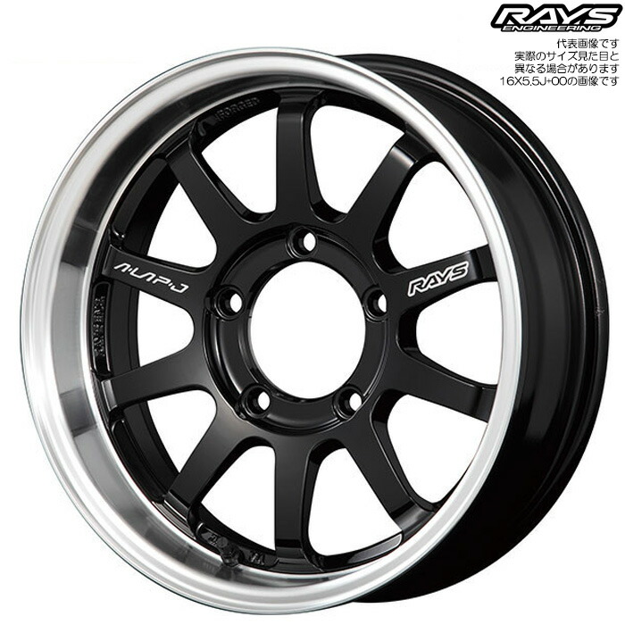 ジムニー ジムニーシエラjb74 RAYS レイズホイール A lap J 5本 alapj-bd-jim_1.jpg