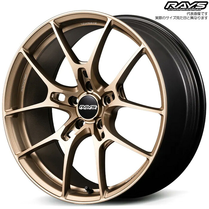 レイズ G025 LTD (GD) 1本 [19&times;7.5J+47 5H 114.3 φ73.1] RAYS VOLK RACING マットゴールド｜web-carshop カーピットアイドル