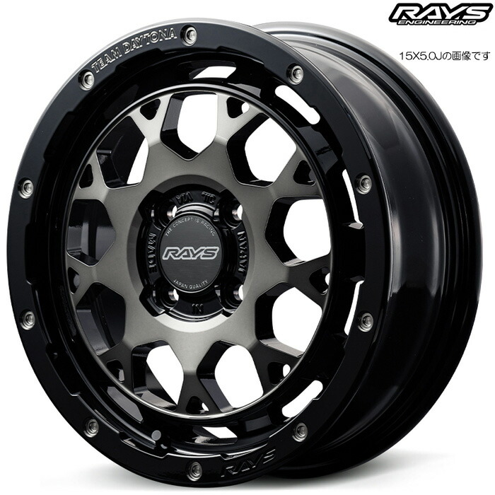 楽天市場】RAYS DAYTONA FDX-K 15インチ 5.0J PCD:100 穴数:4