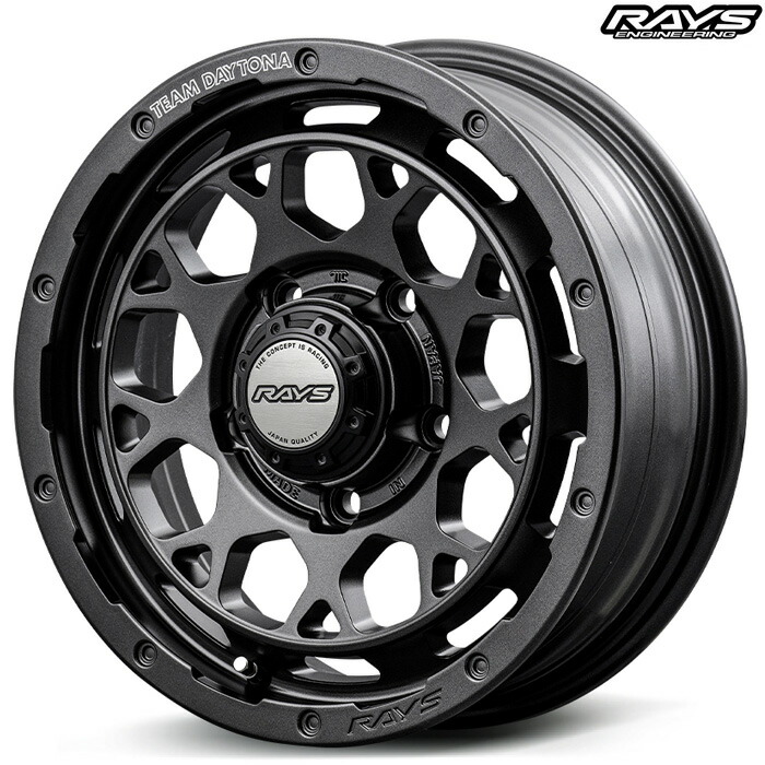レイズ M9+ SPEC-M (AOJ) 1本 [16&times;5.5J+20 5H 139.7 φ108.8 ジムニー JB64W JB23W] RAYS TEAM DAYTONA セミグロススーパーダークガンメタ｜web-carshop カーピットアイドル
