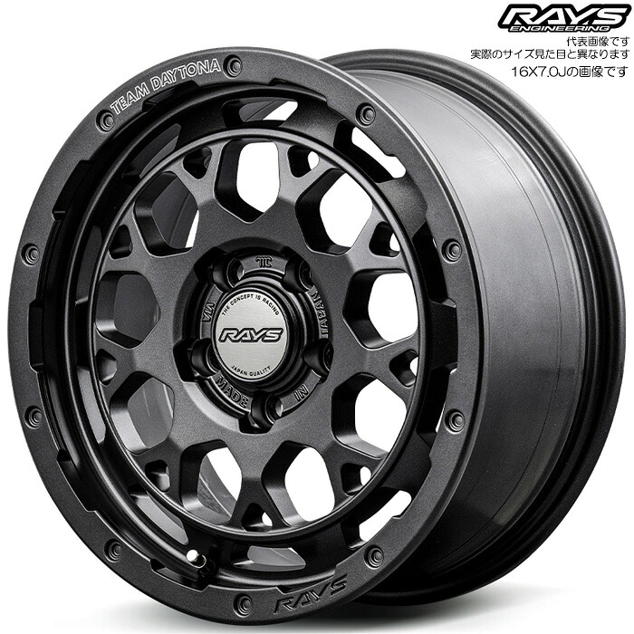レイズ M9+ SPEC-M (AOJ) 1本 [16&times;7.0J+37 5H 114.3 φ73.1] RAYS TEAM DAYTONA セミグロススーパーダークガンメタ｜web-carshop カーピットアイドル