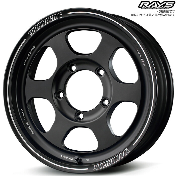 レイズ TE37XT for J (BC) 1本 [16×5.5J+0 5H 139.7 φ112 ジムニー シエラ ノマド JB74W JC74W] RAYS VOLK RACING ブラストブラック