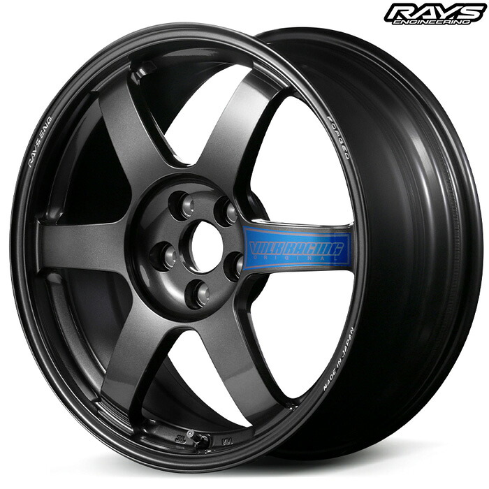 レイズ TE37 SAGA CLUB RACER (DB) 4本 [17×7.5J+44 5H 100 φ65 GR86/BRZ Cup 専用] RAYS VOLK RACING ダイヤモンドブラック