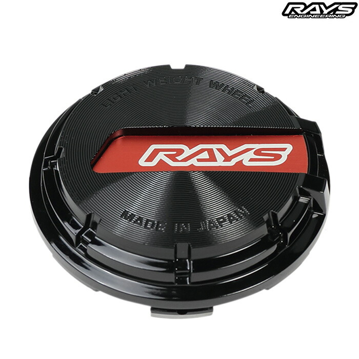 RAYS LPS CAP 6-139.7 BK/RD センターキャップ 4×4車両用 オプション設定センターキャップ RAYS LPS CAP 6