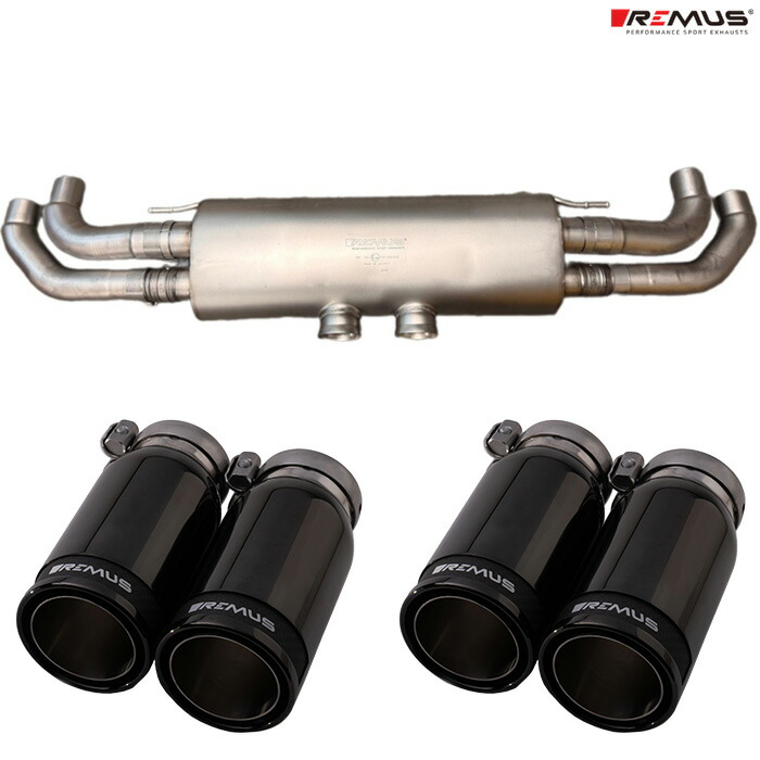 レムス マフラー [アウディ RS Q8 Performance 4L 3AA-F1DHUA] REMUS マフラー 正規品 0046 83CBR テールセット