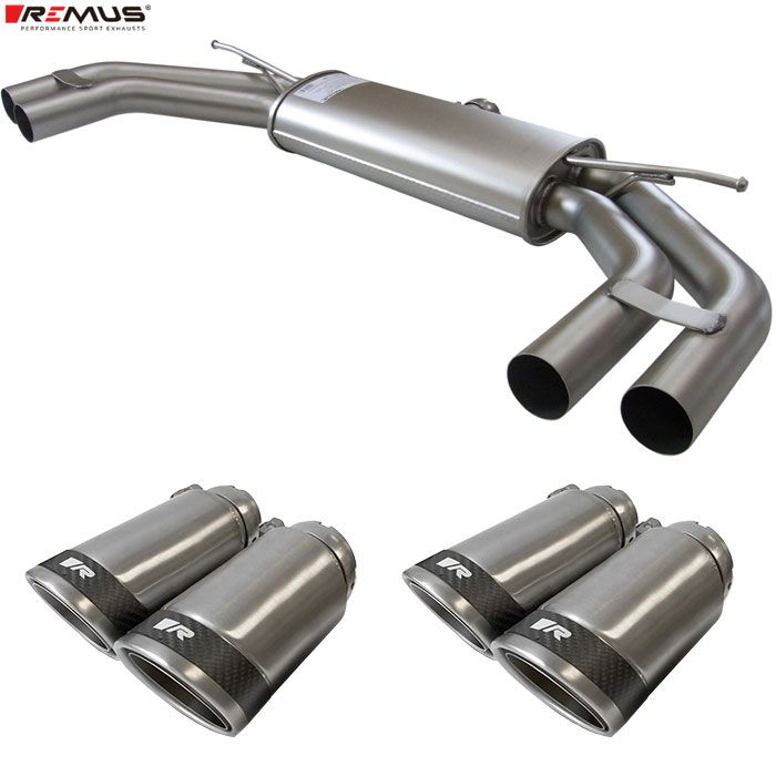 レムス マフラー [A3 (8V) セダン 8VCXSL 1.4TFSI] REMUS マフラー 正規品 0046 83CSR テールセット