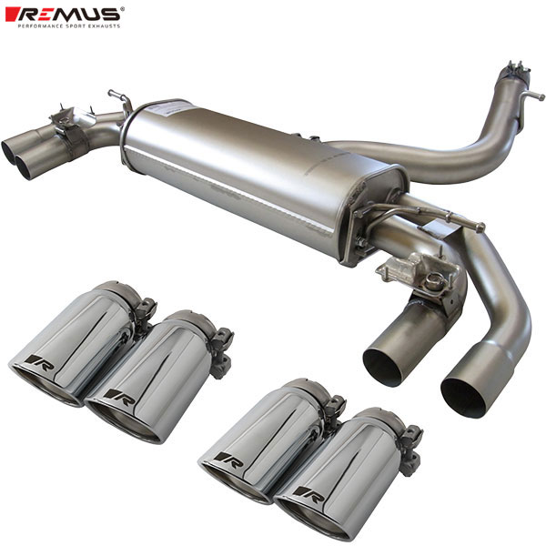 レムス マフラー [S3 (8V) スポーツバック 8VCJXF] REMUS マフラー 正規品 0046 55SR テールセット