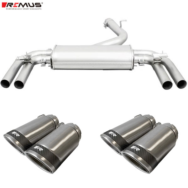 レムス マフラー [S3 (8V) セダン 8VCJXL] REMUS マフラー 正規品 0046 83CSR テールセット｜web-carshop カーピットアイドル