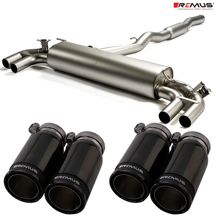 レムス マフラー [F70 M135i xDrive 22GE20] REMUS マフラー 正規品 0046 83CBR テールセット｜web-carshop カーピットアイドル