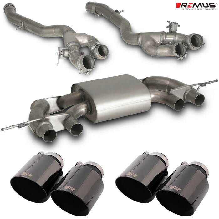 レムス マフラー [BMW G80 M3 32AY30 M3] REMUS マフラー 正規品 0446 70SGBR テールセット｜web-carshop カーピットアイドル