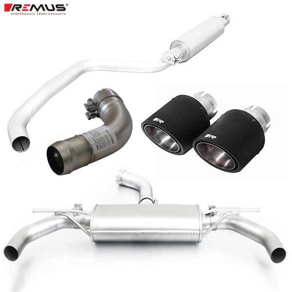 レムス マフラー [ゴルフ7.5 GTIパフォーマンス AUDLB] REMUS マフラー 正規品 0026 70CSR テールセット