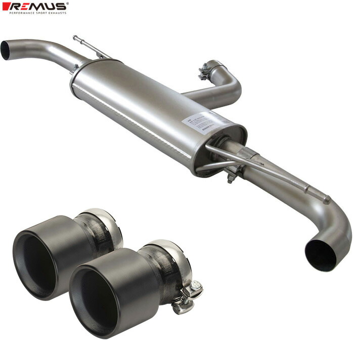 レムス マフラー [ゴルフ6 GTI 1KCCZ] REMUS マフラー 正規品 0028 70TIB テールセット