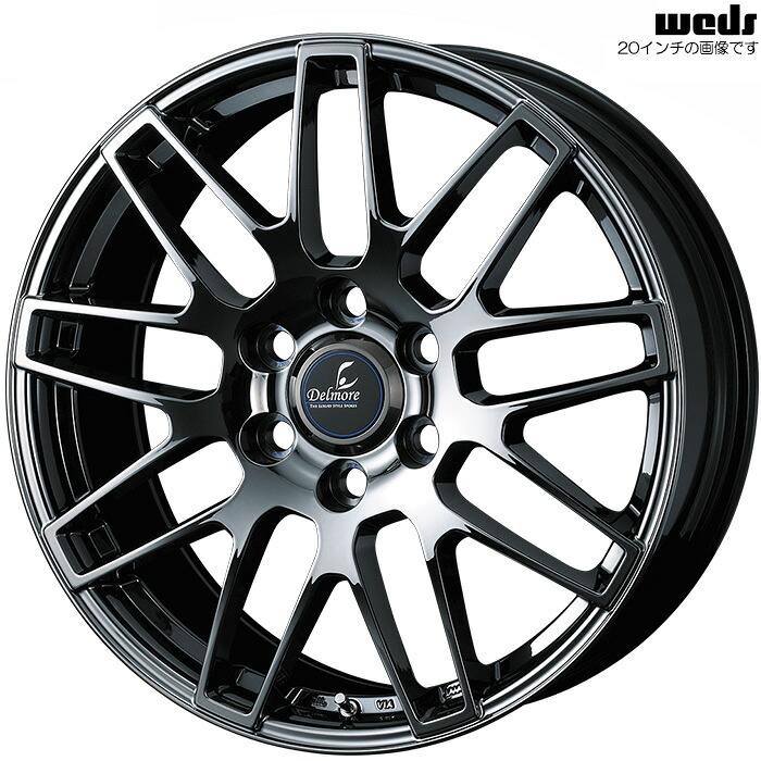 WEDS デルモア LC.S SBC 1本 [20×8.0J+55 6H 139.7 φ95] DELMORE LC.S 0041093