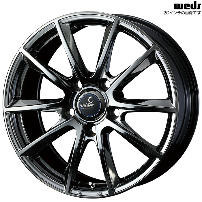 WEDS デルモア LX.L SBC 1本 [20&times;8.5J+55 5H 150 φ110] DELMORE LX.L 0039239｜web-carshop カーピットアイドル