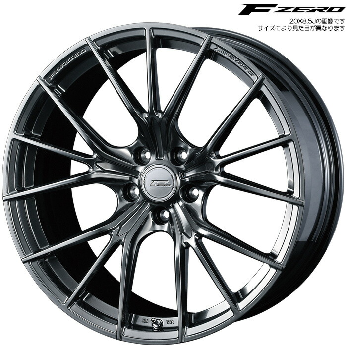 WEDS F-ZERO FZ-1 ダイヤモンドブラック 1本 [21&times;9.0J+35 5H 114.3 φ73] ウェッズ ホイール F ZERO FZ1 DIAMOND BLACK 38993｜web-carshop カーピットアイドル