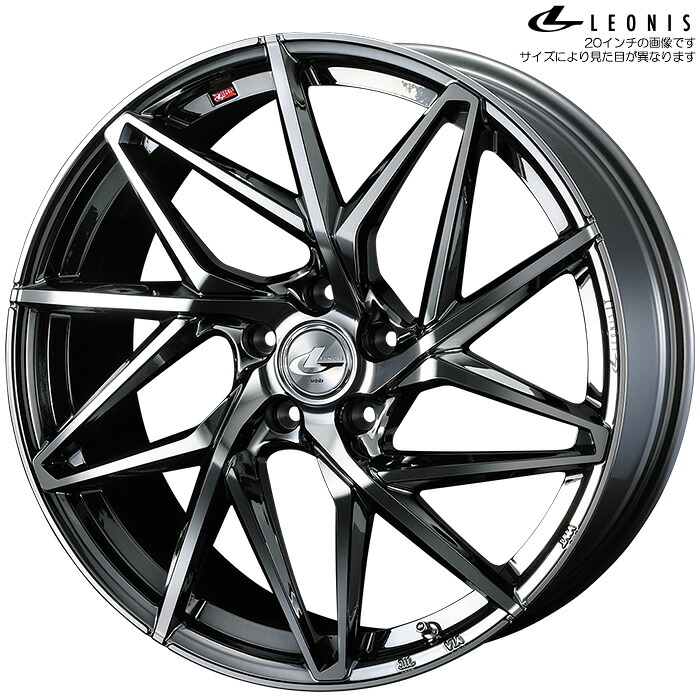 WEDS レオニス IT BMCMC 1本 [18&times;7.0J+47 5H 100 φ65] ウェッズ LEONIS IT ブラックメタルコート/ミラーカット 40606｜web-carshop カーピットアイドル