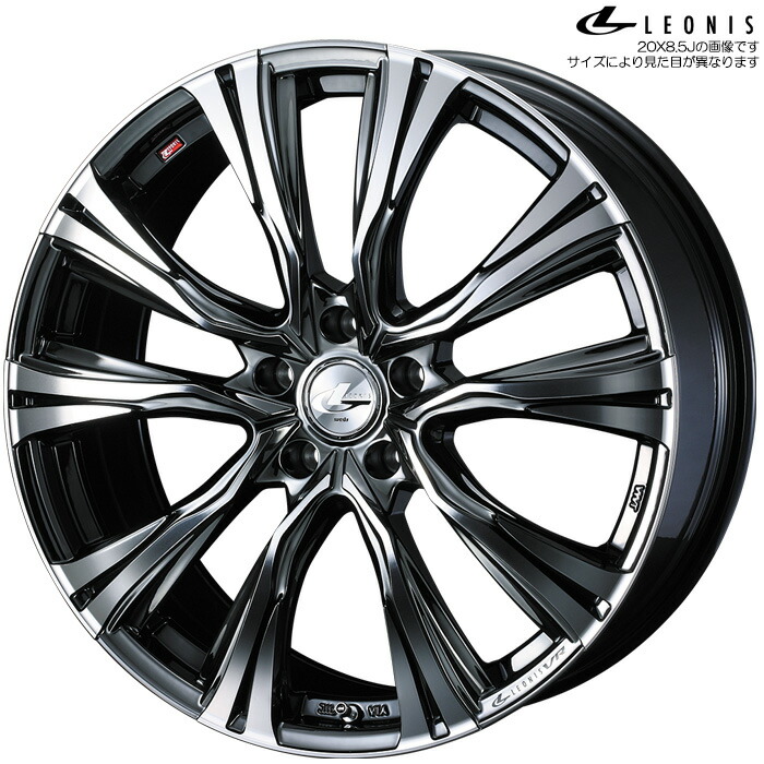WEDS レオニス VR BMCMC 1本 [19×8.0J+50 5H 114.3 φ73] ウェッズ LEONIS VR ブラックメタルコート/ミラーカット 41284 29,601円