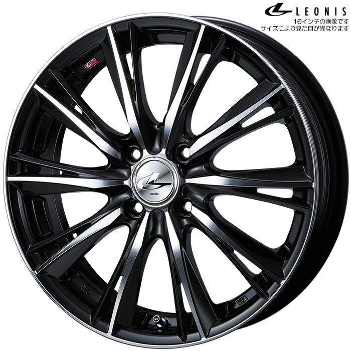 楽天市場】WEDS レオニス GX PBMC 1本 [16X6.0J+42 4H 100 φ65