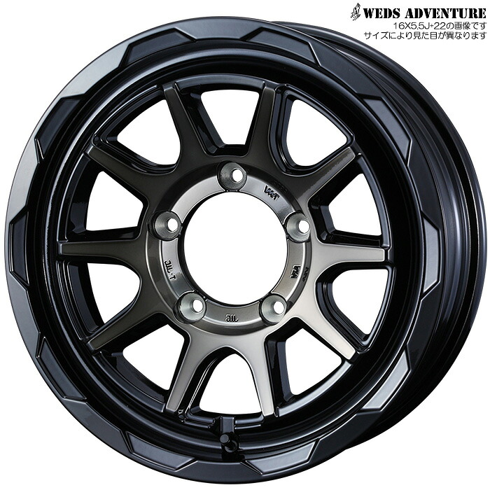 WEDS MUD VANCE 06 BPBR 4本 [15×6.0J+00 5H 139.7 ジムニーシエラ JB74W ジムニーノマド JC74W] ウェッズ ホイール マッドヴァンス06 ブラックポリッシュブロンズクリア 39812