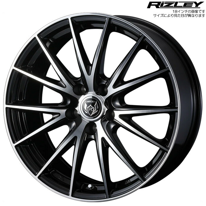 wedsホイール 楽天市場】WEDS ホイール RIZLEY VS 18インチ 7.5J インセット38/55 5