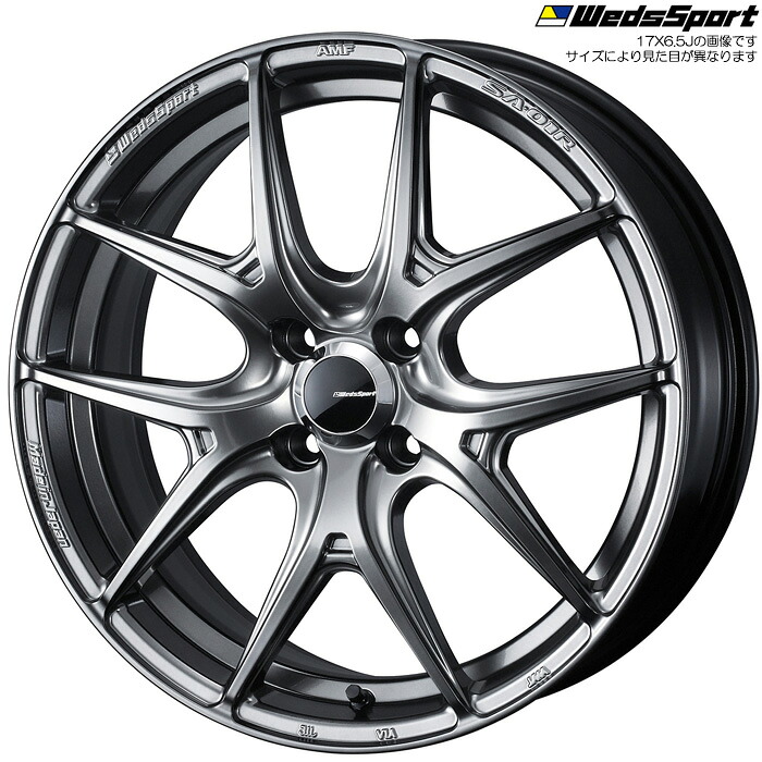 WedsSport SA-01R PSB 1本 [15×5.0J+45 4H 100 φ65] ウェッズスポーツ ホイール SA-01R プラチナシルバーブラック 0074663