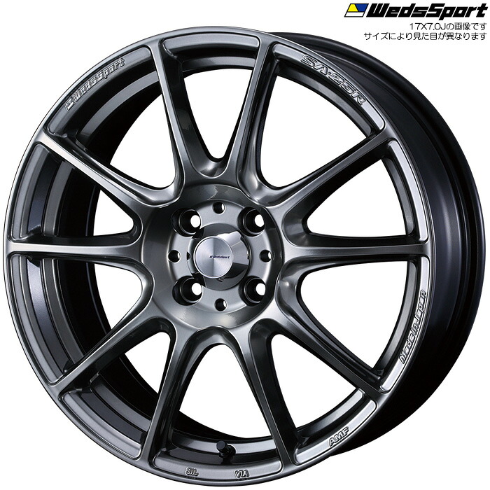 WedsSport SA-25R PSB 1本 [16&times;6.5J+38 4H 100] ウェッズスポーツ ホイール SA25R プラチナシルバーブラック 73692｜web-carshop カーピットアイドル