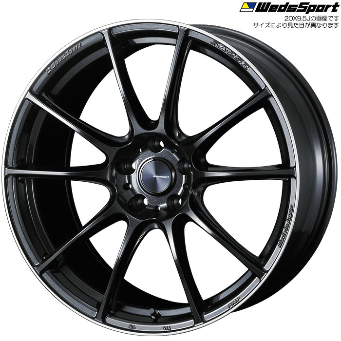 WedsSport SA-25R METAL BLACK/F 1本 [20×8.5J+38 5H 114.3] ウェッズスポーツ ホイール SA25R メタルブラックエフ 73826