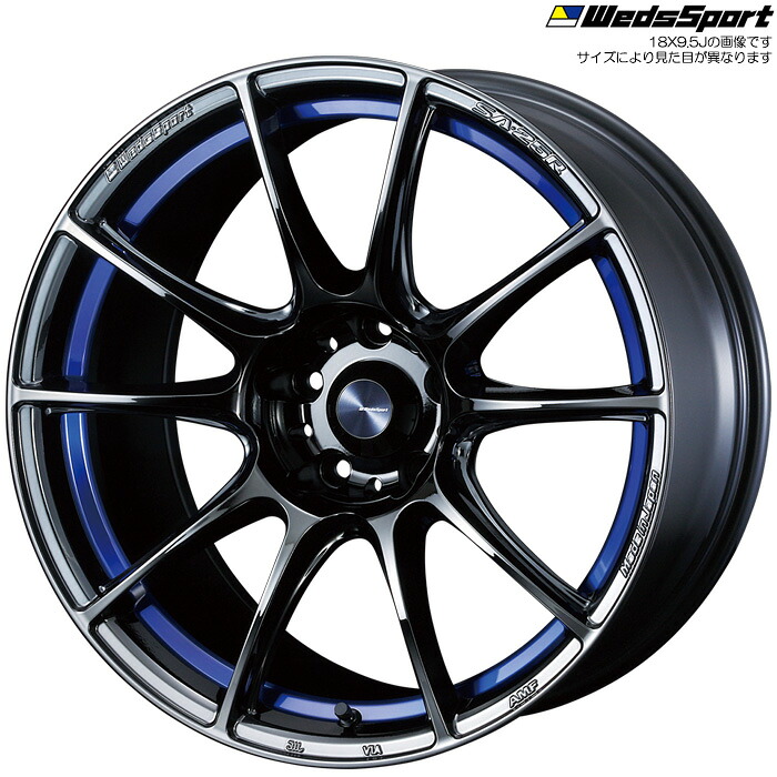 WedsSport SA-25R BLC2 4本 [18&times;7.0J+53 5H 114.3] ウェッズスポーツ ホイール SA25R ブルーライトクローム2 73729｜web-carshop カーピットアイドル
