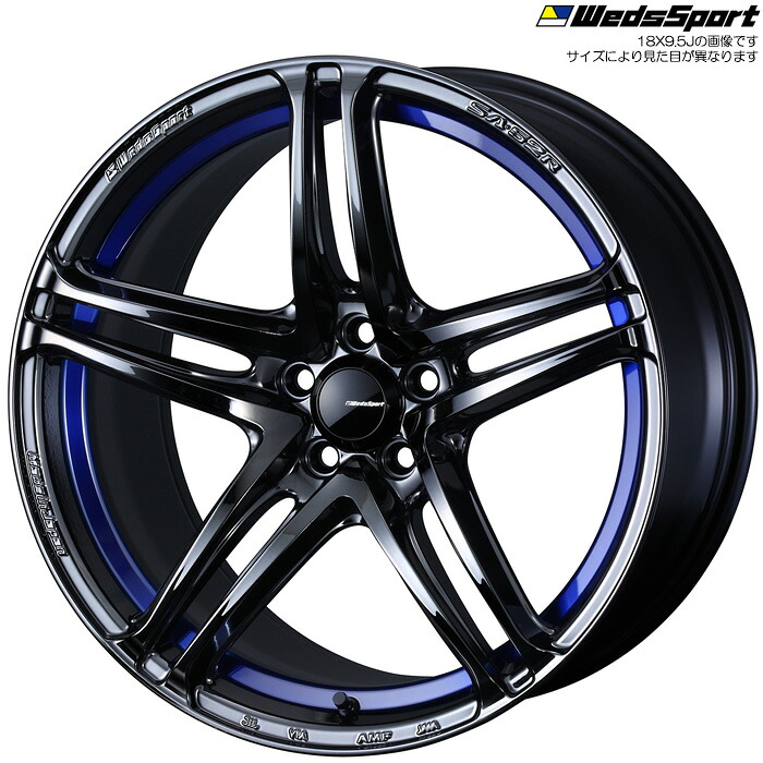 WedsSport SA-52R BLC2 4本 [18×8.0J+42 5H 114.3 φ73] ウェッズスポーツ ホイール SA-52R ブルーライトクローム2 74903