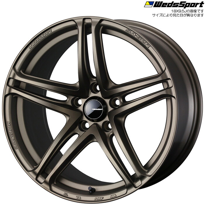 WedsSport SA-52R EJ-BRONZE2 4本 [18&times;8.0J+42 5H 114.3 φ73] ウェッズスポーツ ホイール SA-52R EJブロンズ2 74865｜web-carshop カーピットアイドル