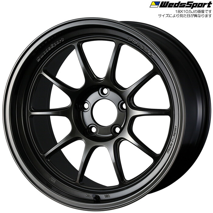 WedsSport TC105X DSR EJ-TITAN 4本 [18&times;10.5J+25 5H 114.3 φ73] ウェッズスポーツ ホイール TC105X DSR EJチタン 74744｜web-carshop カーピットアイドル