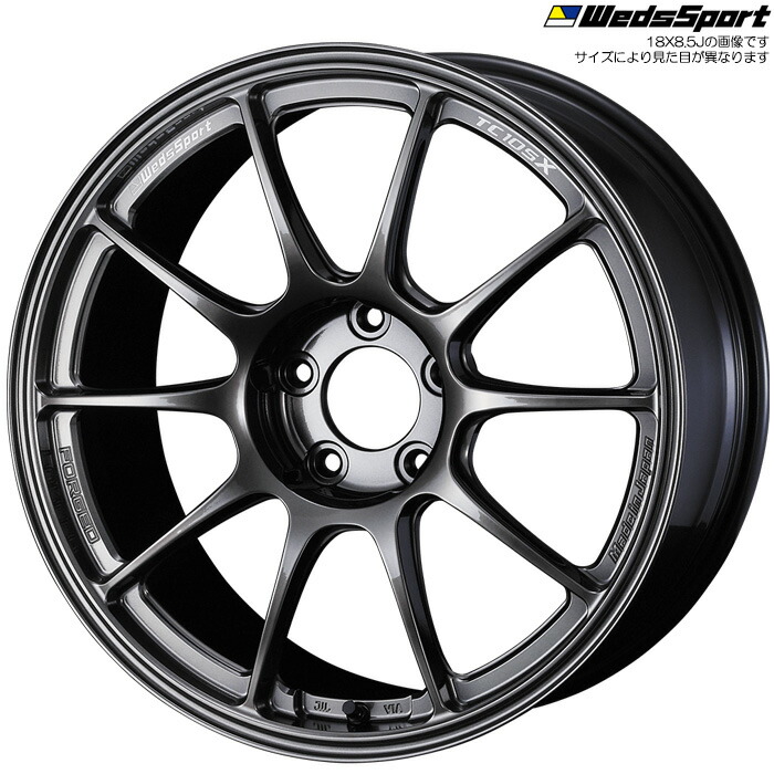 WedsSport TC105X FORGED 1本 [19×8.5J+45 5H 112 φ73] ウェッズスポーツ ホイール TC105X FORGED EJチタン 74749