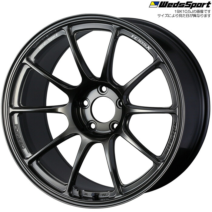 WedsSport TC105X FORGED 4本 [19×10.5J+32 5H 114.3 φ73] ウェッズスポーツ ホイール TC105X FORGED EJチタン 74760